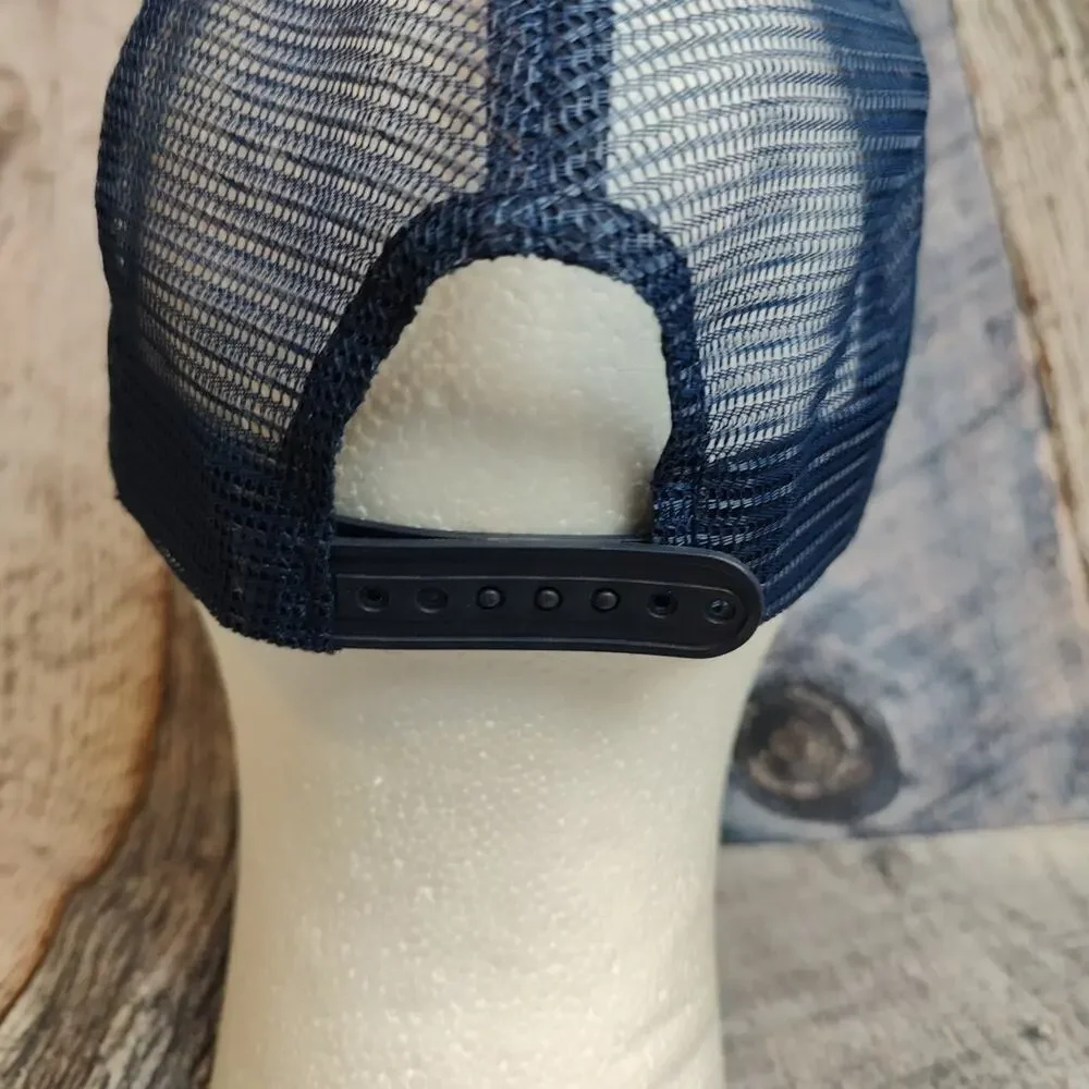 Pabst Blue Ribbon Snapback Trucker Hat PBR Baseball Cap Mesh Back Braided Rope